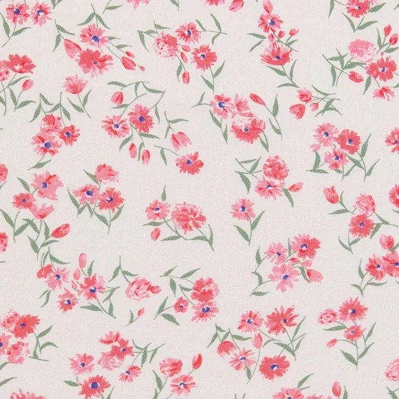 Christy Dawn Pink Floral Cotton Midi Dress - Picture 3 of 6